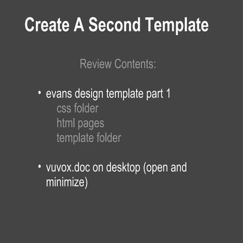 Dreamweaver template