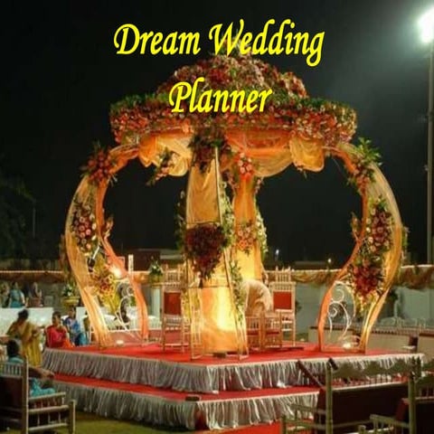 Dream wedding planner
