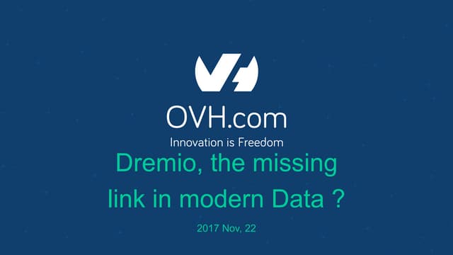 Dremio introduction