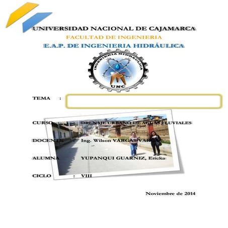 Drenaje de las calles campo