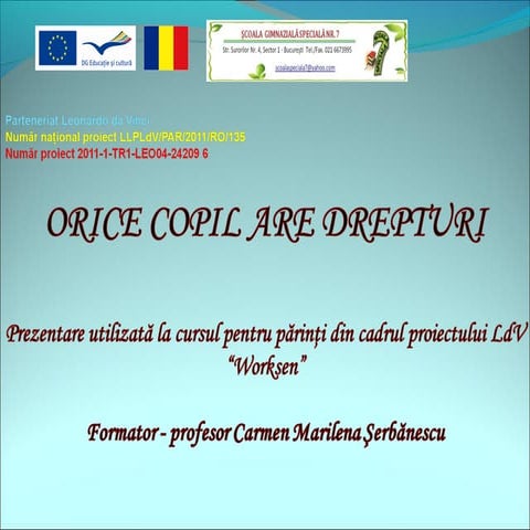 Drepturile copilului