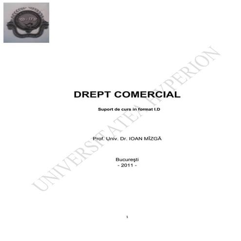 Drept Comercial