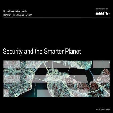 Security and the Smarter Planet