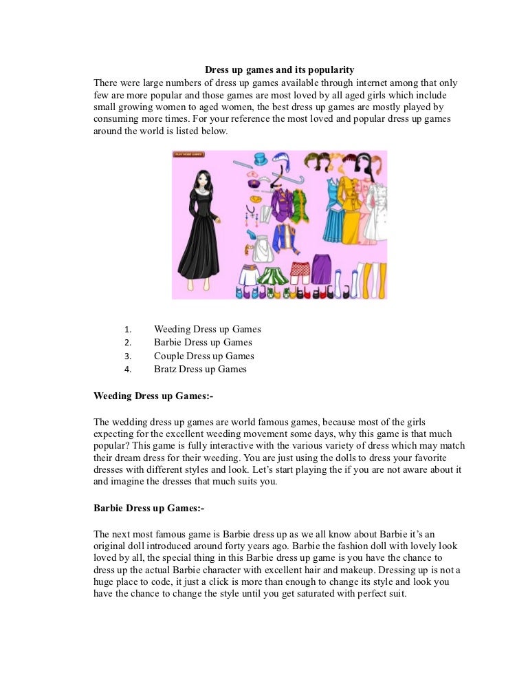 barbie dress up games
