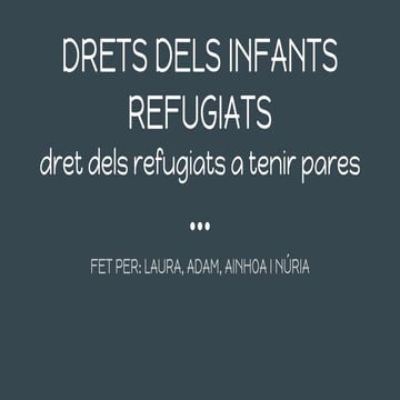 Drets dels infants refugiats_conte 2_2nESO Príncep de Viana
