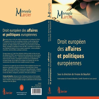 Manuel de Droit europeen et sur les politiques européennes 2eme edition 