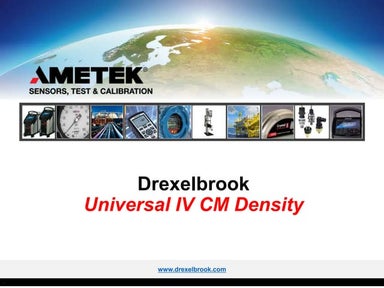 Density Compensation Module for Drexelbrook Universal IV Water Cut Monitor