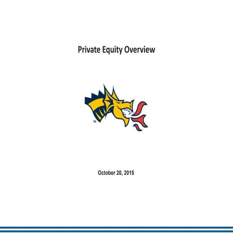 Drexel private equity guest lecture 10 20-2015