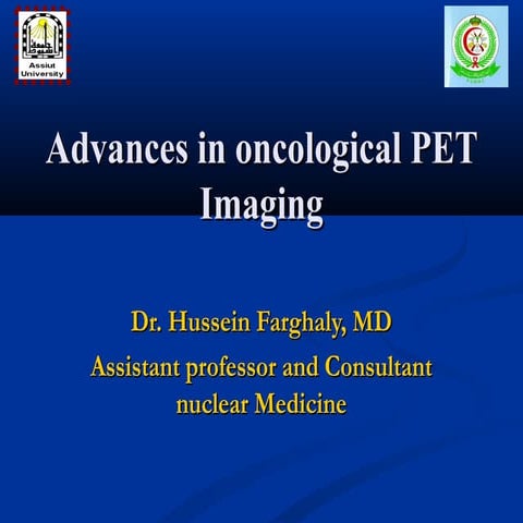 Advances in oncological PET/CT Imaging