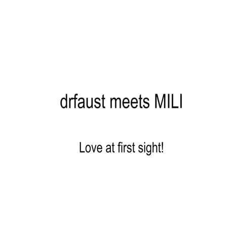 Dr Faust Meets Mili