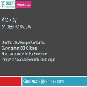 Role of Women Entrepreneur In India by Dr Geetika Saluja 