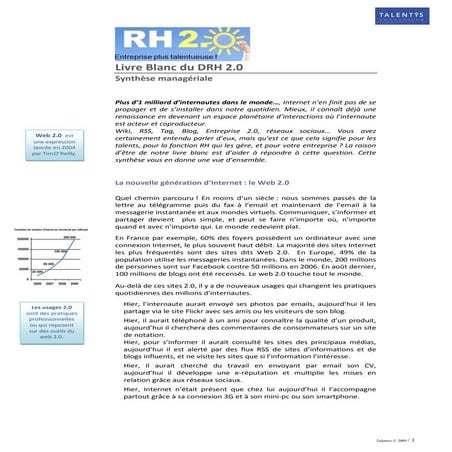 Drh 2.0 SynthèSe Managériale Par Talentys | PDF