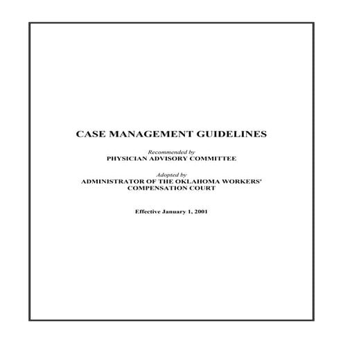 What is Case Management? | PDF