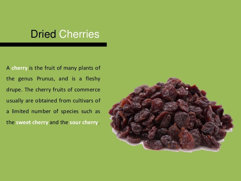 Dried cherries nutrition facts