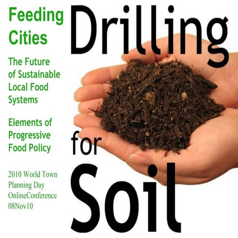 Drilling 4 Soil: The Case for Urban Ag & Food Policy
