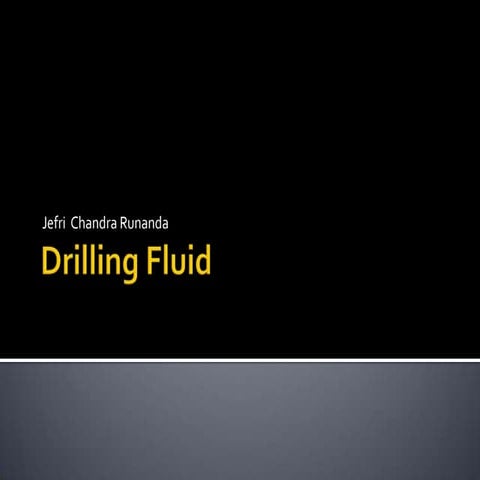 Drilling fluid