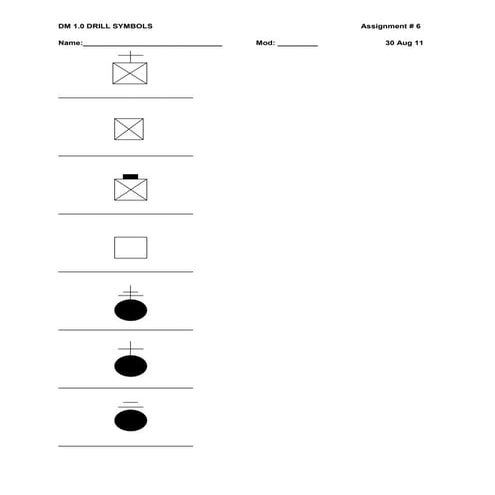 Drill Symbols | PDF