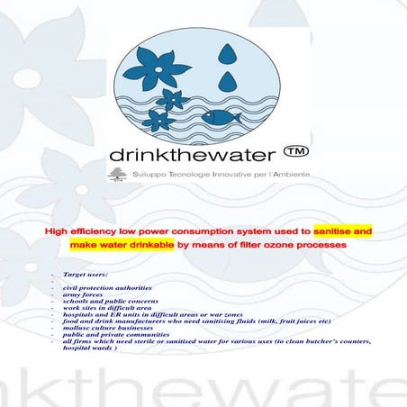 Drink The Water English