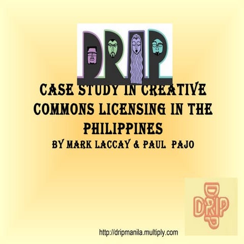 Drip In Cultural Commons