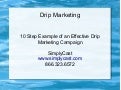 10 Step Example of an Effective Drip Marketing Campaign