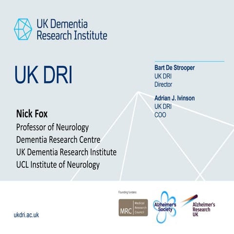 UK-Italy dementia workshop, January 2018 - Nick Fox