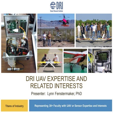 DRI UAV Expertise and Related Interests