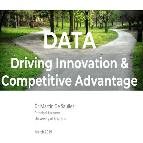 Data-Driven Innovation & Competitive Advantage