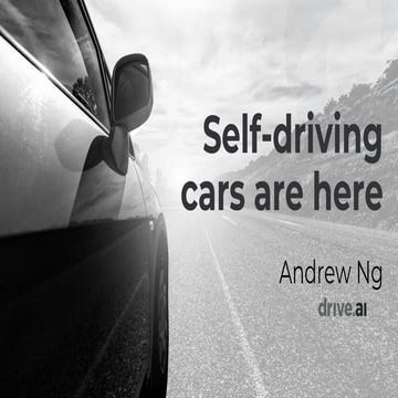 Self-driving cars are here