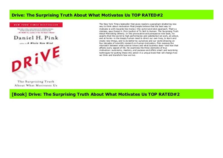 Drive: The Surprising Truth About What Motivates Us TOP RATED#2