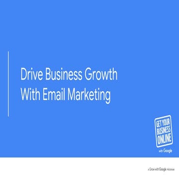Drive Business Growth with Email Marketing