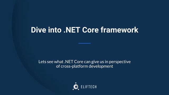 Dive into .Net Core framework 
