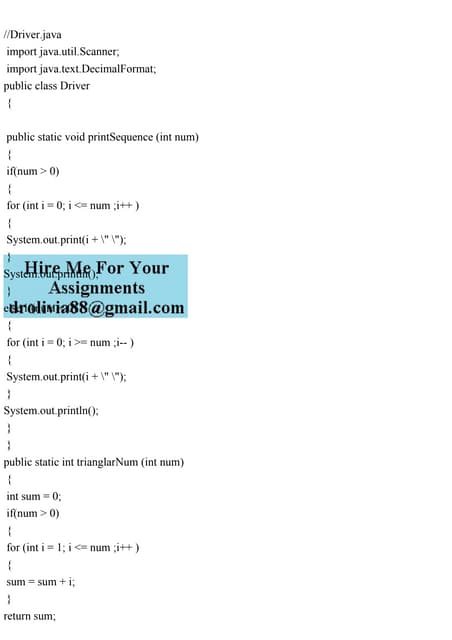Driver.java import java.util.Scanner; import java.text.Decimal.pdf