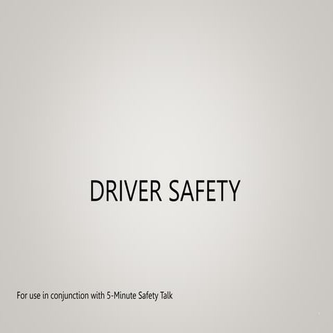 Safe Driving | PPT