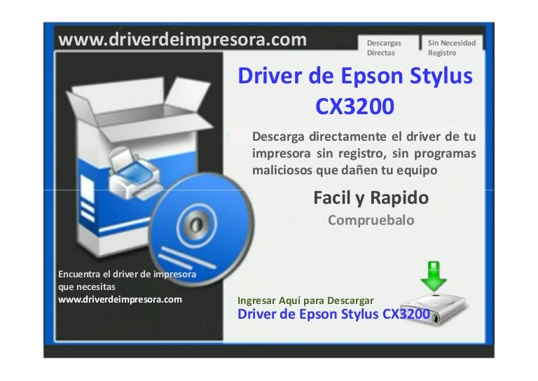 HARDWARE EPSON STYLUS CX3200 SCARICA