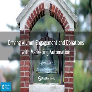 Driving Alumni Engagement and Donations with Marketing Automation