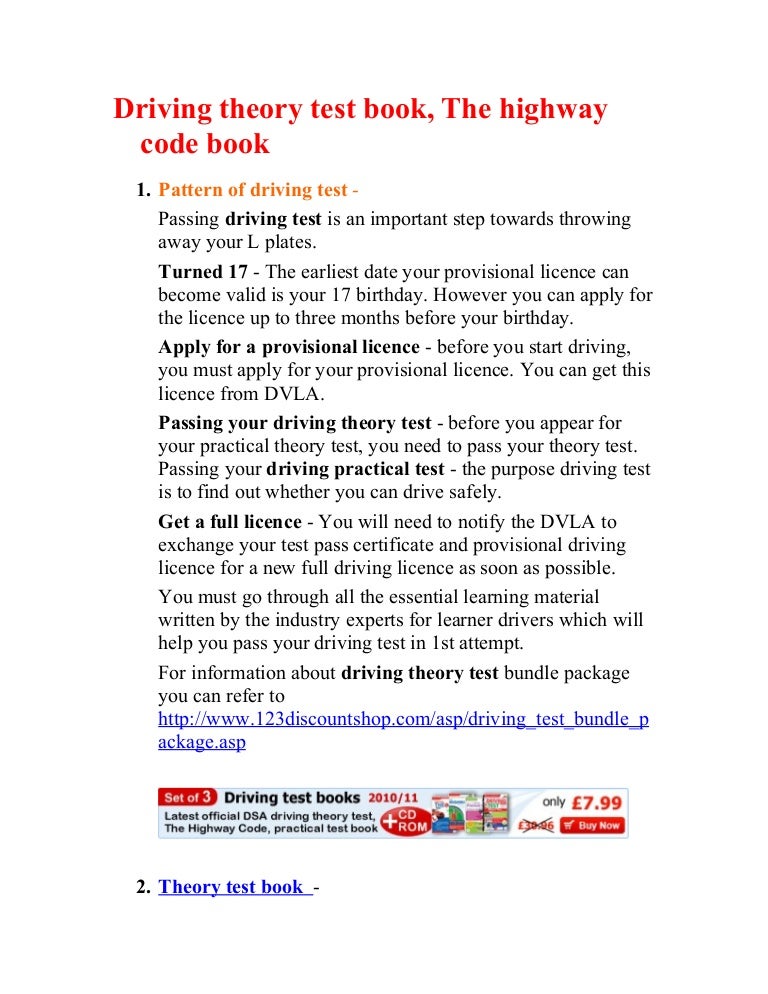 Driving test book with latest DSA questions for car drivers