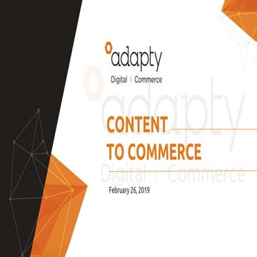 Adapty : Content to Commerce
