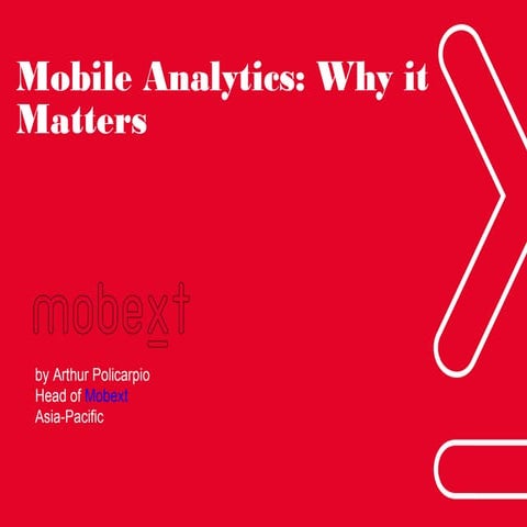 Driving Consumer Insights Through Mobile Analytics 