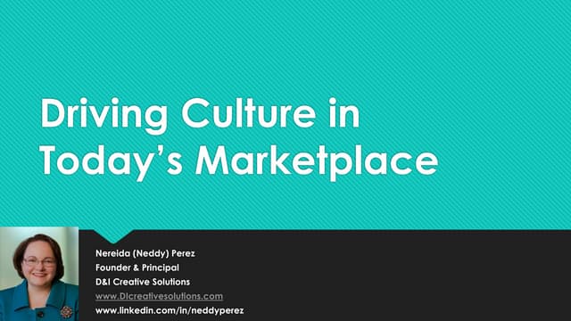 Driving corporate culture in today's marketplace