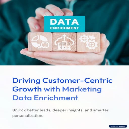 Driving Customer-Centric Growth with Marketing Data Enrichment