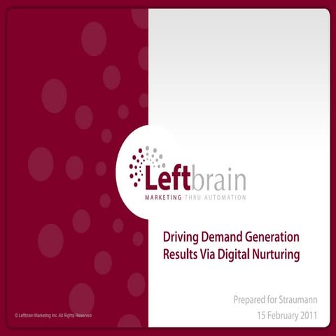 Lead Nurturing: Content Strategy for Mid-Funnel | PDF