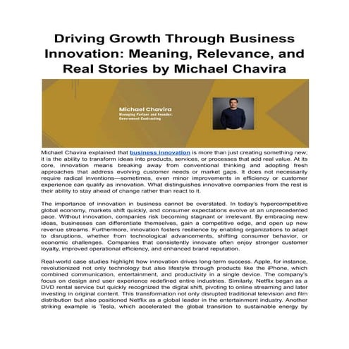 Driving Growth Through Business Innovation_ Meaning, Relevance, and ...