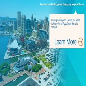 Driving Safely in Maryland: Teens & Seniors