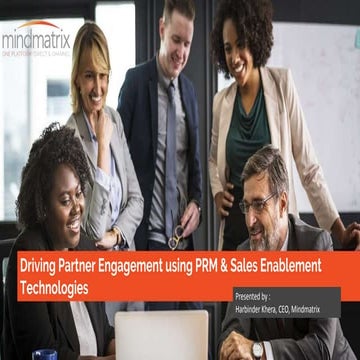 Driving Partner Engagement using PRM and Sales Enablement Technologies