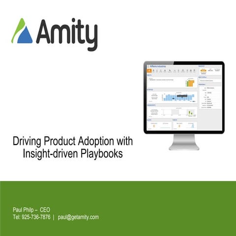 Driving Product Adoption with Insight-driven Playbooks