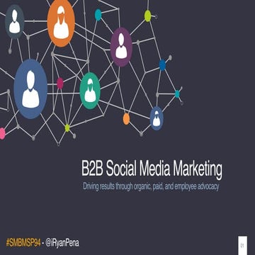 Break Through the Noise: B2B Social Media Marketing - #SMBMSP94 Event