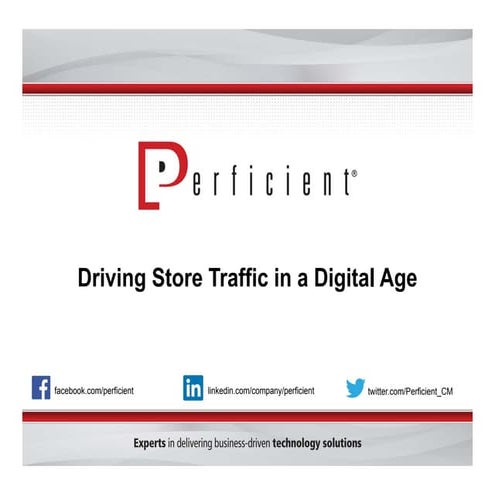 Driving In-Store Traffic in the Digital Age