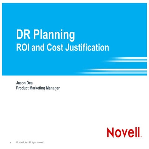 Virtual Disaster Recovery ROI