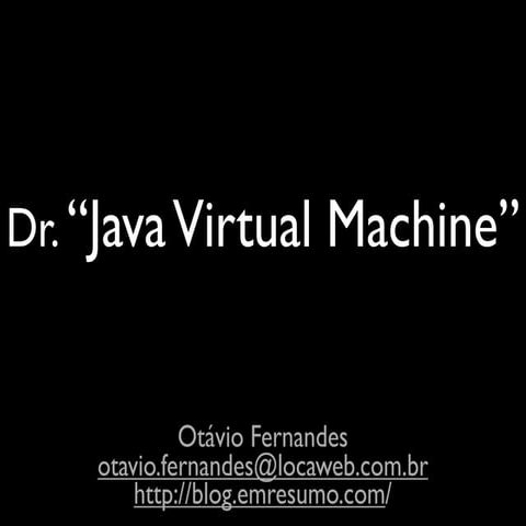 Dr Java Virtual Machine | PPT