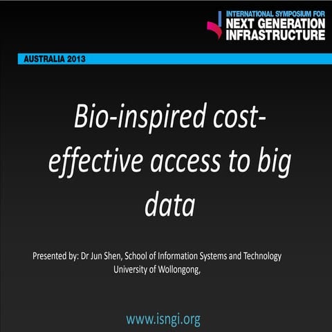 SMART International Symposium for Next Generation Infrastructure: Bio ...